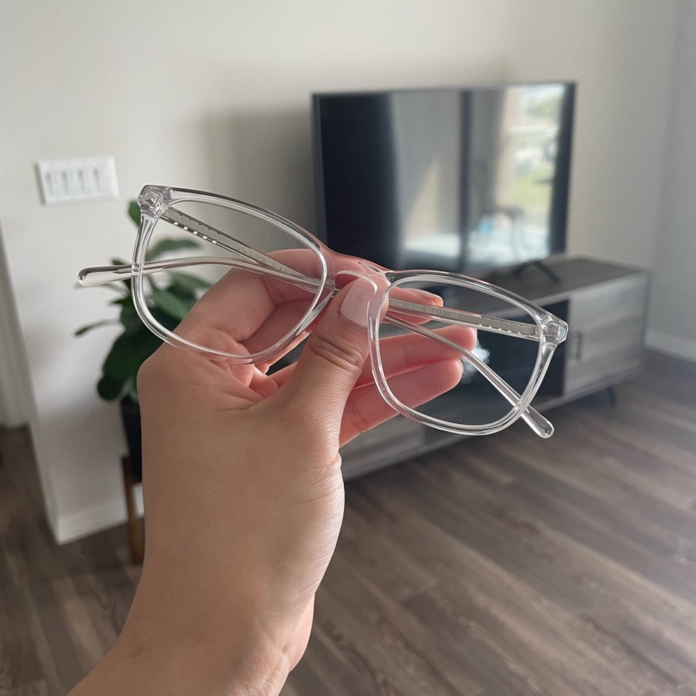 Men’s Ralph Lauren Clear Glasses. Like new with case.